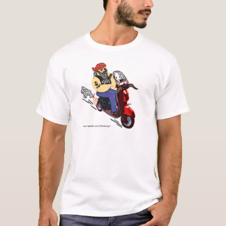 Klubb för sparkcykelälskarefläkt t-shirt