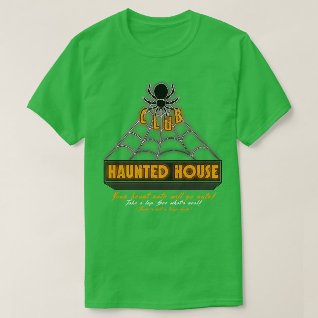 Klubb Haunted House T Shirt (Design framsida)