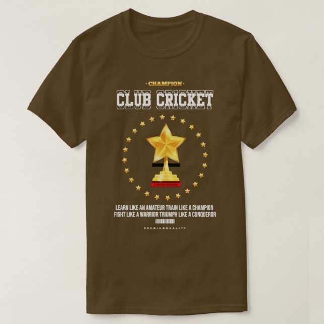 Klubb-kricket1 T Shirt (Design framsida)