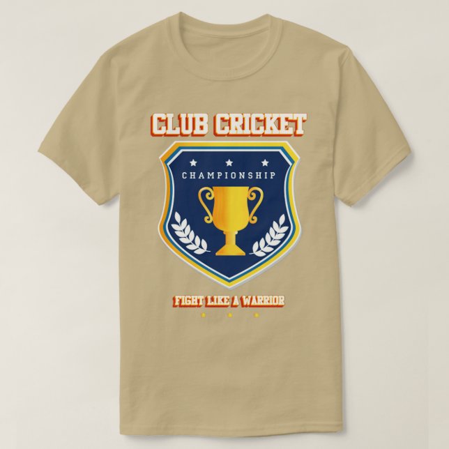 Klubb-kricket4 T Shirt (Design framsida)