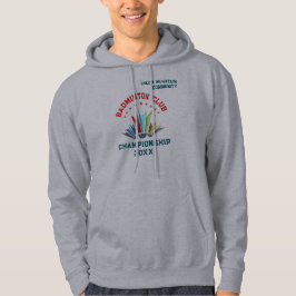 Klubb League Organisation Team Namn Badminton Hoodie