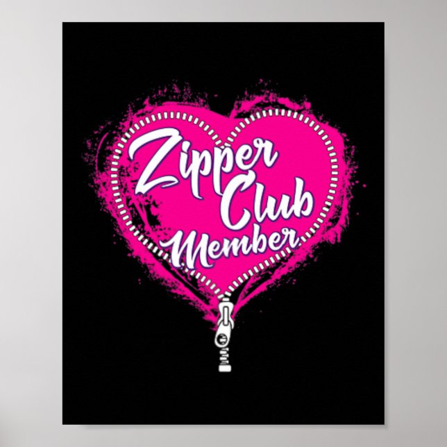 Klubb Medlem Överlevnad av öppenhjärtsår Poster (Framsidan)