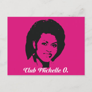 Klubb Michelle O Postcards, Shock rosa Vykort
