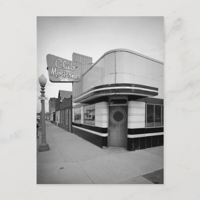 Klubb Moderne Pub, Anaconda, MT Vykort (Framsida)