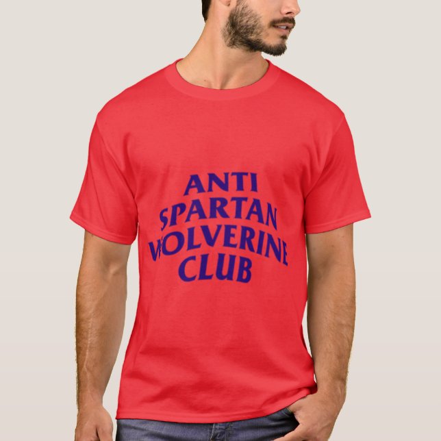 Klubb mot spartan t shirt (Framsida)