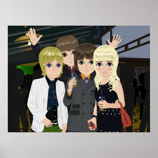 Klubb Oasis Poster (Framsidan)