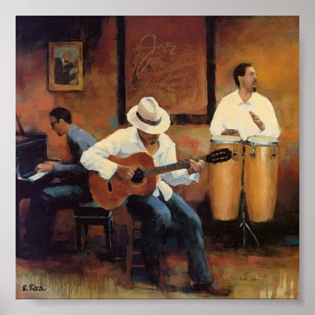 Klubb Orchesta a l'huile Poster (Framsidan)