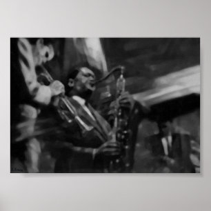 Klubb Orchestra á l'huile Poster