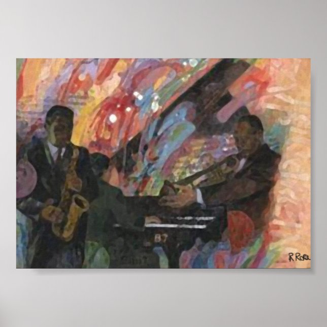 Klubb Orchestra á l'huile Poster (Framsidan)