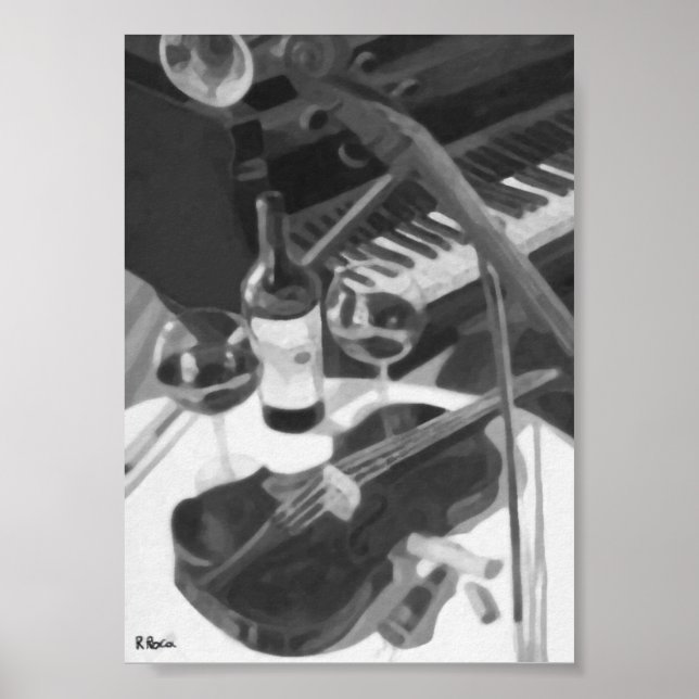 Klubb Orchestra á l'huile Poster (Framsidan)