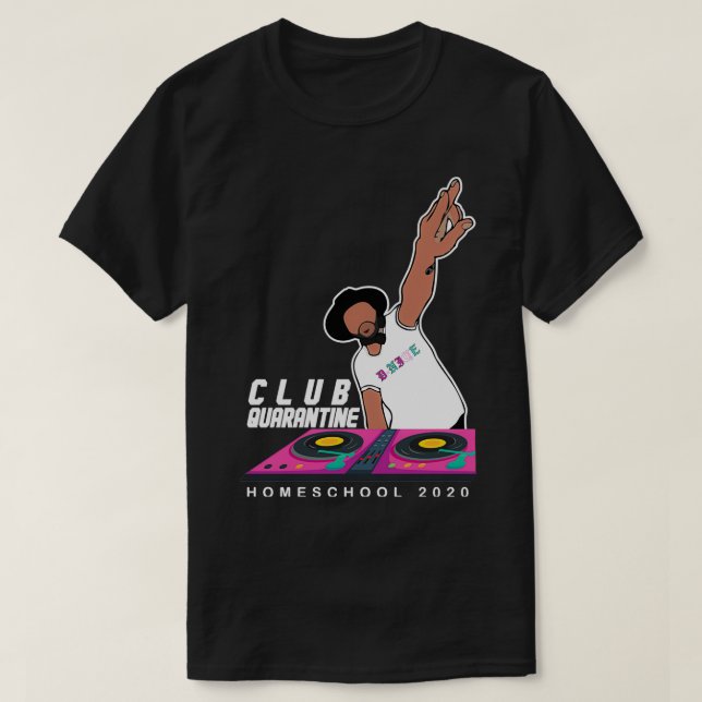 KLUBB QUARANTINE T SHIRT (Design framsida)