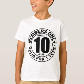 Klubb slutligen 10 tee shirt