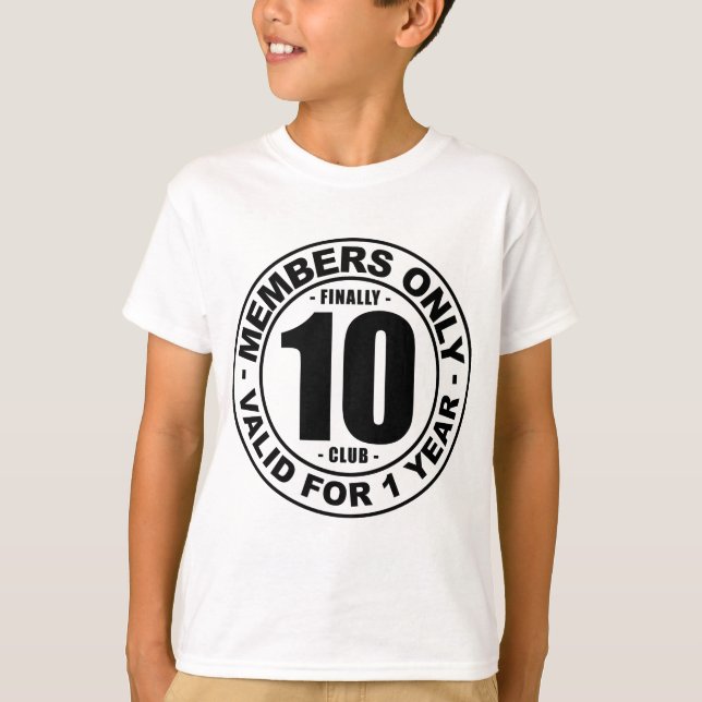 Klubb slutligen 10 tee shirt (Framsida)
