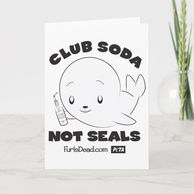 Klubb-soda, inte Sälar-kort Kort (Framsida)