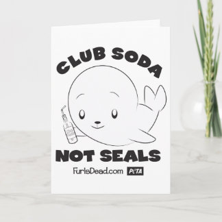 Klubb-soda, inte Sälar-kort Kort