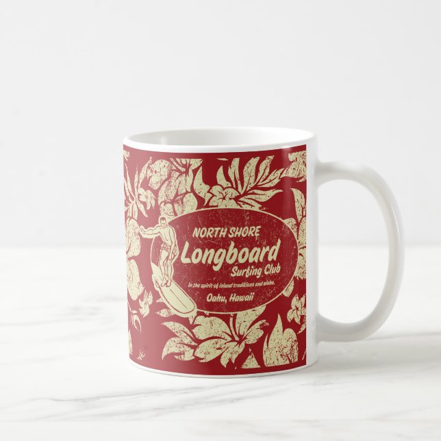 Klubb som surfar den Pareau muggen Kaffemugg (Höger)