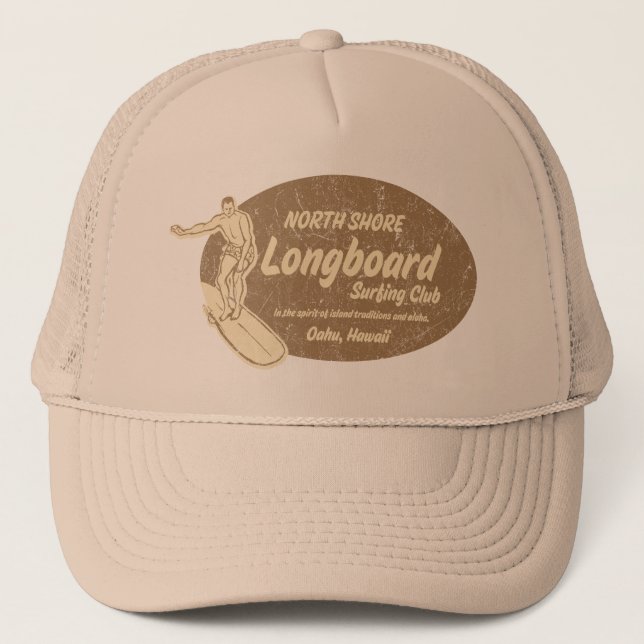 Klubb som surfar truckerkepsen truckerkeps (Framsida)