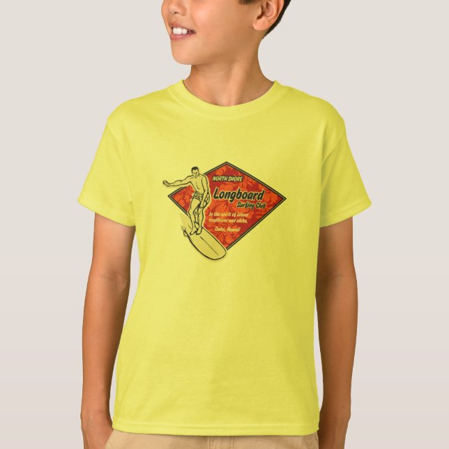 Klubb Surfing Diamond Logotyp Girls Tee (Framsida)