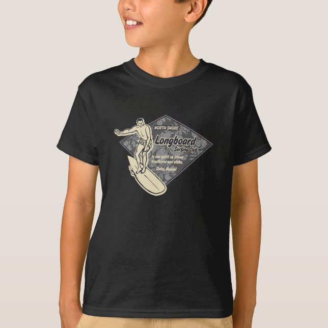 Klubb Surfing Diamond Logotyp Kids Tee (Framsida)