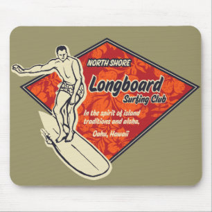 Klubb Surfing Logotyp Mousepad Musmatta