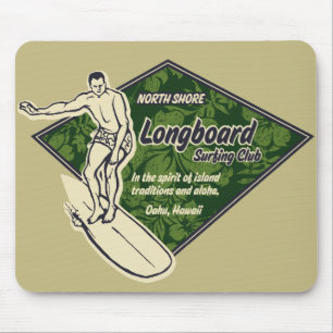 Klubb Surfing Logotyp Mousepad Musmatta