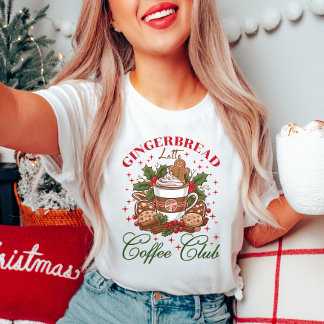 Klubb T-Shirt för kaffekaffe