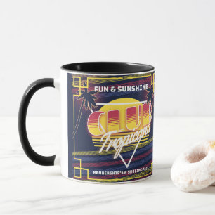 Klubb Tropicana Neon-tecken Mugg