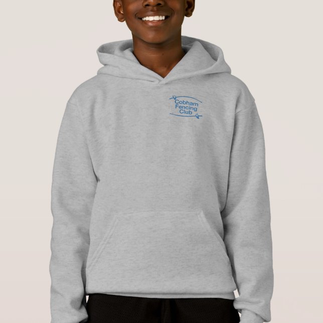 Klubb zipping Hoodie T Shirt (Framsida)