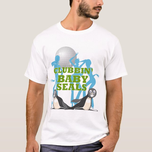 Klubba babysälar t-shirt (Framsida)