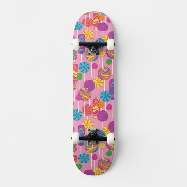 Klubbagodismönster Old School Skateboard Bräda 18 Cm (Framsida)