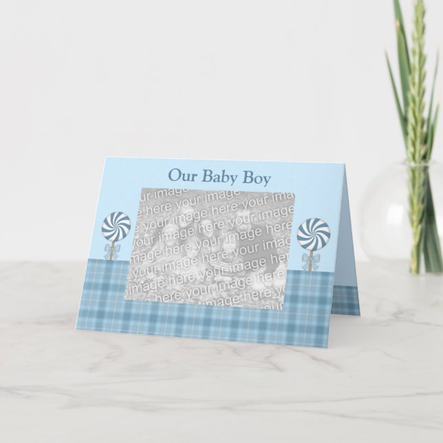 Klubban behandla som ett barn födelsemeddelande meddelande (Framsida)