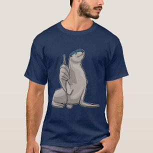 Klubbar av sial Golf-golf T Shirt