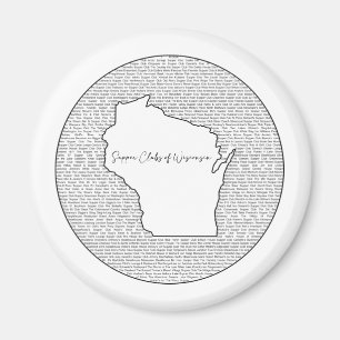 Klubbar för leverans av Wisconsin Magnet