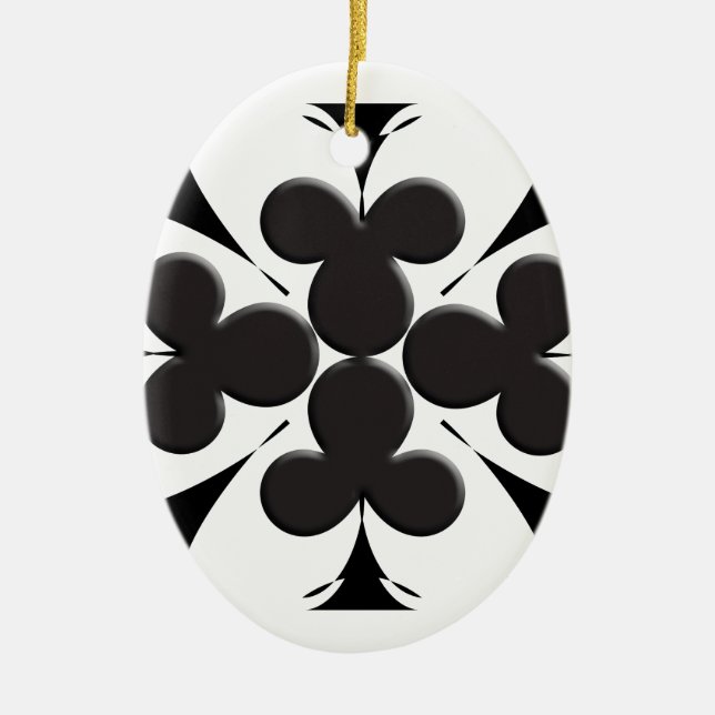 Klubbar Julgransprydnad Keramik (Framsidan)