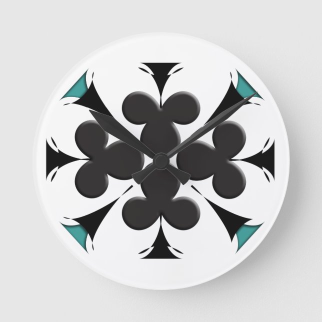 Klubbar Rund Klocka (Framsida)