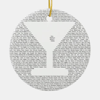 Klubbarna Wisconsin-Martini Julgransprydnad Keramik