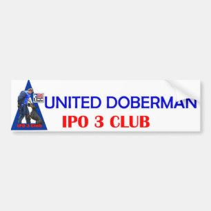 Klubbbildekal för IPO 3 Bildekal