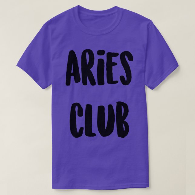 Klubben Aries T Shirt (Design framsida)
