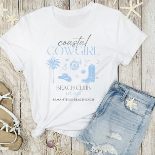 Klubben Bachelorette Favors Coastal Cowgirl Beach T Shirt