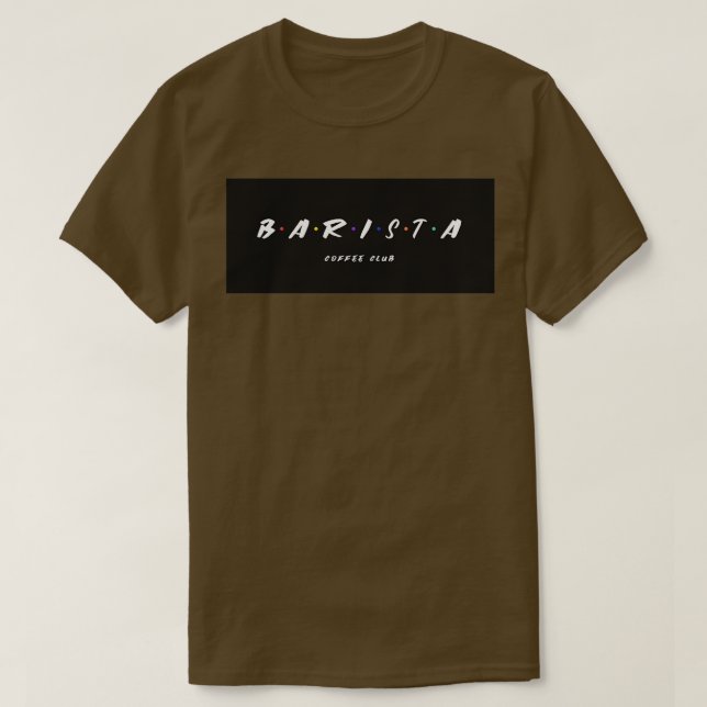 Klubben Barista Coffee T Shirt (Design framsida)