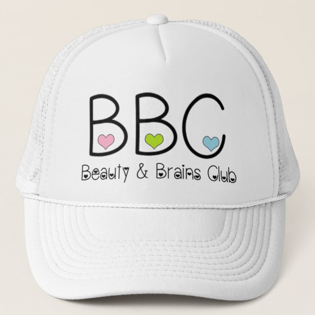 Klubben Beauty and Brains - Hat Truckerkeps (Framsida)