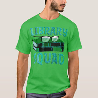 Klubben Bibrarian Bo bibliotek Squad Bok Älskare T Shirt