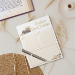 Klubben Bokar Tracker i Bok Anteckningsblock<br><div class="desc">Behålla flik på ditt barns nästa litterära äventyr med vårt beundransvärda Anteckningsblock Kids Bok Tracker! Det här anteckningsblocket, som har en sovande hund omgiven av bokar i neutralt färg, gör det enkelt att skapa en för barn för anteckningsblock av läslista. Det här anteckningsblocket är ett fantastiskt verktyg att inspirera barn...</div>