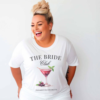 Klubben Bride Cherry Martini Cocktail Social T Shirt