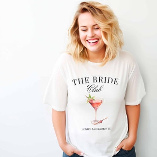 Klubben Bride Cosmopolitan Cocktail Social T Shirt
