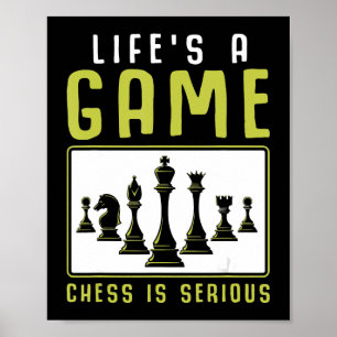 Klubben Chess Heartslag Chess Master Chess Poster