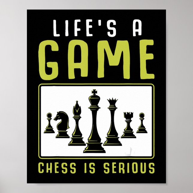 Klubben Chess Heartslag Chess Master Chess Poster (Framsidan)