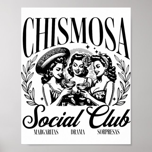 Klubben Chismosa Social Poster (Framsidan)