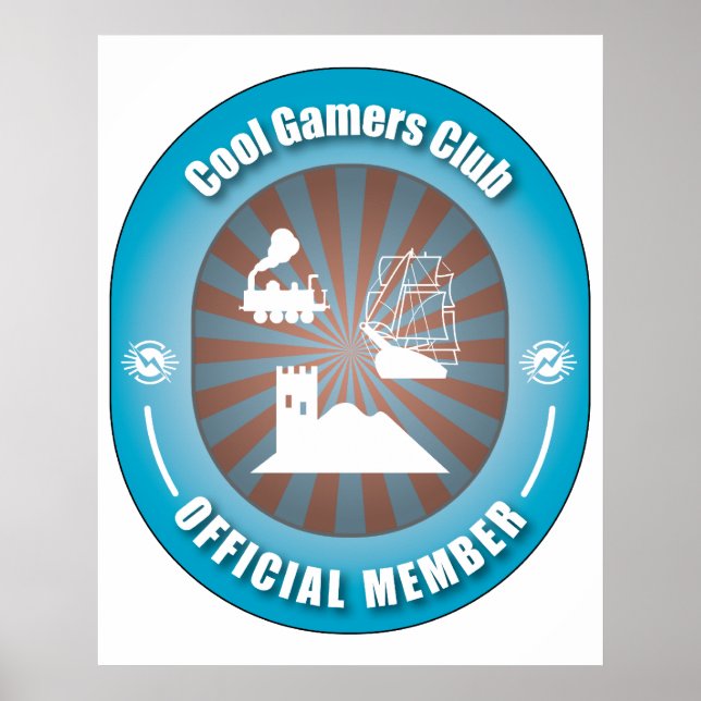 Klubben coola Gamers Poster (Framsidan)