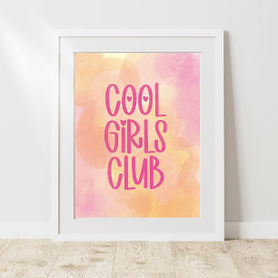 Klubben coola Girls Poster